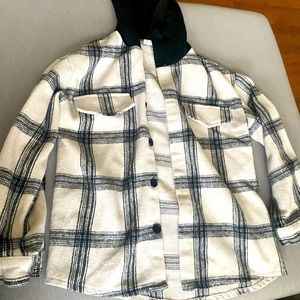 Boys hooded flannel